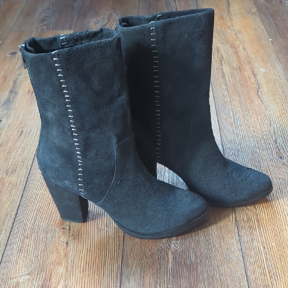 Free People Gray Suede Boots 41 / 10